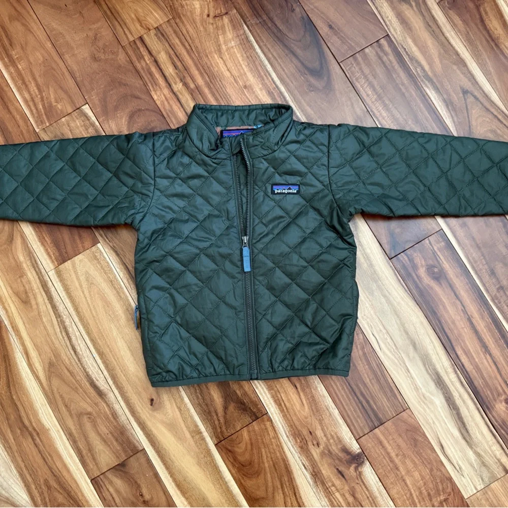 Patagonia Forest Green Quilted Jacket - Picture 2 of 8
